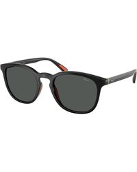 Polo Ralph Lauren - Ph4222U 500187 Sunglasses Injected Round Normal - Lyst