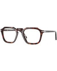 Persol - Po3292V 24 Optical Frames Acetate Transparent Squared Normal - Lyst