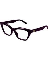 Balenciaga - Bb0342O 009 Optical Frames Acetate Transparent Cat Eye - Lyst