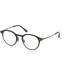 Tom Ford - Ft6088-B 005 Optical Frames Metal Round Normal - Lyst