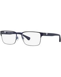Emporio Armani - Ea1027 3100 Optical Frames Metal Squared Normal - Lyst
