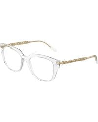 Dolce & Gabbana - Dg5087 3133 Optical Frames Nylon Squared Normal - Lyst