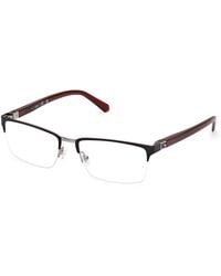 Guess - Gu50191 002 Optical Frames Metal Squared Normal - Lyst