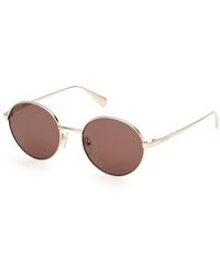 MAX&Co. - Mo0166 32A Sunglasses Metal Round Normal - Lyst