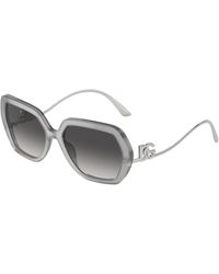 Dolce & Gabbana - Dg4468B 34218G Sunglasses Acetate Geometric Normal Shaded - Lyst