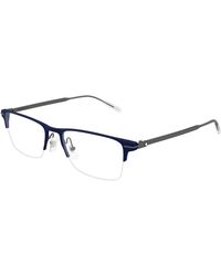 Montblanc - Mb0468O 007 Optical Frames Transparent Squared - Lyst