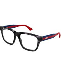 Gucci - Gg1870O 008 Optical Frames Acetate Transparent Squared - Lyst