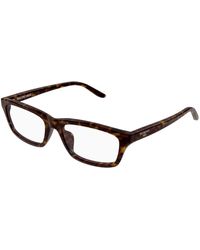 Balenciaga - Bb0439O 002 Optical Frames Acetate Transparent Squared - Lyst