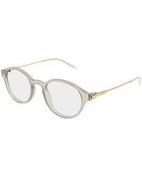 Gucci - Gg2253O 004 Optical Frames Acetate Transparent Round - Lyst