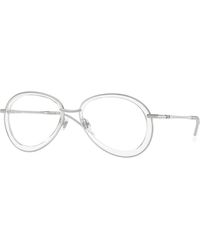 DIESEL - Dl5007 1001 Optical Frames Metal Round Normal - Lyst