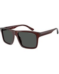 Emporio Armani - Ea4232 617487 Sunglasses Acetate Squared Normal - Lyst