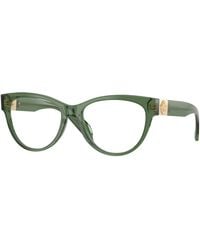 Versace - Ve3402U 5144 Optical Frames Acetate Transparent Cat Eye Normal - Lyst