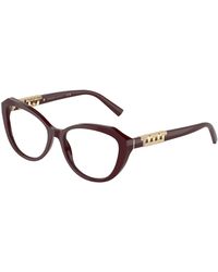 Tiffany & Co. - Tf2241B 8389 Optical Frames Acetate Transparent Cat Eye Normal - Lyst