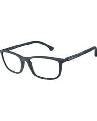 Emporio Armani - Ea3069 6189 Optical Frames Injected Squared Normal - Lyst