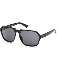 Guess - Gu00302 01A Sunglasses Injected Smoke Squared Normal - Lyst