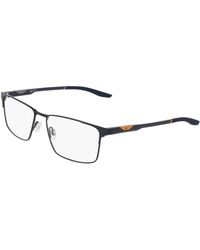 Nike - 8143 212 Optical Frames Metal Squared Normal - Lyst