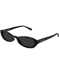 Saint Laurent - Sl 871 Sue 001 Sunglasses Acetate Round - Lyst