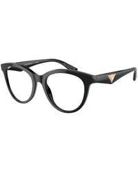 Emporio Armani - Ea3236 5017 Optical Frames Acetate Cat Eye Normal - Lyst
