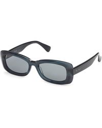 Max Mara - Mm0197 64N Sunglasses Acetate Squared Normal - Lyst