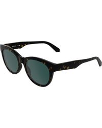 Calvin Klein - Ckj26600S 235 Sunglasses Bio-Injected Petrolium Round Normal - Lyst