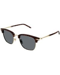 Montblanc - Mb0242S 009 Sunglasses Acetate Squared - Lyst