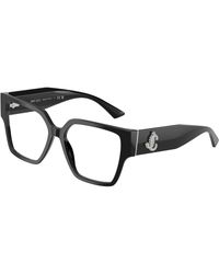 Jimmy Choo - Jc3032B 5000 Optical Frames Acetate Squared Normal - Lyst