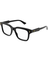 Gucci - Gg1265O 001 Optical Frames Plastic Squared - Lyst