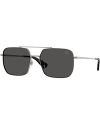 Burberry - Be3179 100387 Sunglasses Steel Pilot Normal - Lyst