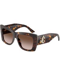 Jimmy Choo - Jc5036B 500213 Sunglasses Acetate Squared Normal Shaded - Lyst