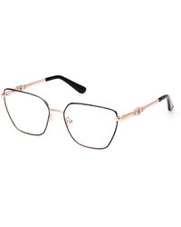 Guess - Gu2952 005 Optical Frames Metal Geometric Normal - Lyst