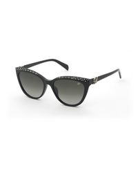 Blumarine - Sbm900S 700S Sunglasses Acetate Smoke Butterfly Normal Nuanced - Lyst