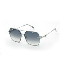 Blumarine - Ubm236S 539 Optical Frames Metal Smoke Geometric Normal Nuanced - Lyst