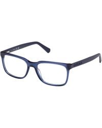 Guess - Gu50187 001 Optical Frames Acetate Squared Normal - Lyst