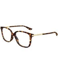 McQueen - Am0554O 007 Optical Frames Acetate Transparent Cat Eye - Lyst