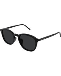 Saint Laurent - Sl 782/K 001 Sunglasses Acetate Round - Lyst