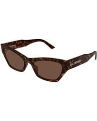 Balenciaga - Bb0447S 002 Sunglasses Acetate Cat Eye - Lyst