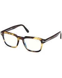 Tom Ford - Ft6032-B 056 Optical Frames Acetate Squared Normal - Lyst