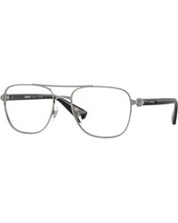 Burberry - Be1396 1005 Optical Frames Metal Pilot Normal - Lyst
