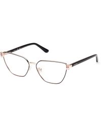 Guess - Gu2969 005 Optical Frames Metal Butterfly Normal - Lyst