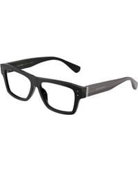 Dolce & Gabbana - Dg3458 3355 Optical Frames Acetate Transparent Squared Normal - Lyst