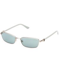 Guess - Gu00290 32N Sunglasses Metal Squared Normal - Lyst