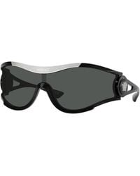 Versace - Ve4475 Gb1/87 Sunglasses Injected Geometric Normal - Lyst