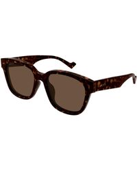 Gucci - Gg1430Sk 002 Sunglasses Acetate Squared - Lyst
