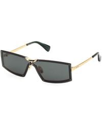 Max Mara - Mm0118 Miller1 30N Sunglasses Metal Squared Normal - Lyst