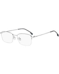 BOSS - Boss 1932/F 010 Optical Frames Titanium Squared Normal - Lyst