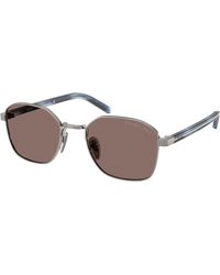 Prada - Pr C50S 5Av05C Sunglasses Steel Squared Polarized - Lyst