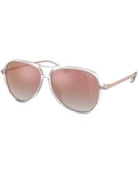 Michael Kors - Mk2176U Breckenridge 30156F Sunglasses Injected Pilot Normal Shaded - Lyst