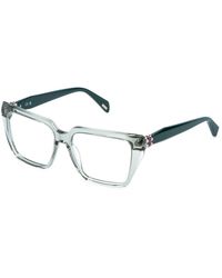 Police - Vplr99 Enigma 1 09Rm Optical Frames Acetate Squared - Lyst