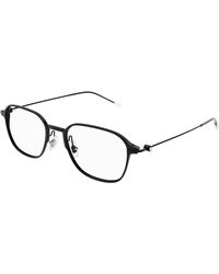 Montblanc - Mb0358O 007 Optical Frames Transparent Squared - Lyst