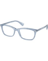 Ralph Lauren - Ra7089 6156 Optical Frames Acetate Transparent Squared Normal - Lyst